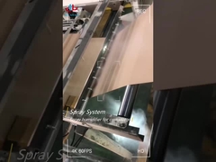 Το Corrugator επιταχύνει το σύστημα ψεκασμού/το σύστημα υγραντών ψεκασμού για βελτιώνει την ποιότητα χαρτονιού