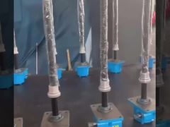 Χειροκίνητη βάση περιστρεφόμενη μείωση ανύψωσης / μετάδοσης Worm Gear Screw Jack