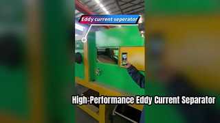 Διαχωριστής ρεύματος Eddy για την ανακύκλωση μη σιδηρούχων μετάλλων