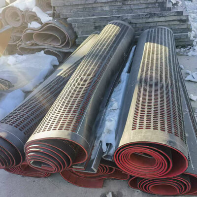 1.25m Rubber Screen Panel 6mm Thickness for Wet Coal Screening with Imported Thai Rubber