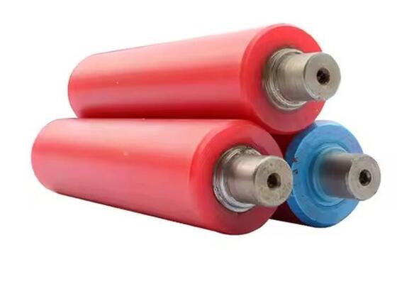Durable Rubber Disc Return Roller with High Precision Steel Shaft