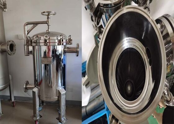 Industrial Grade Liquid Filter Bag Housing Vessels 0.5 Micron
