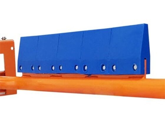 Industrial Conveyor Belt Scraper Polyurethane Blade Efficient Carryback Control Use