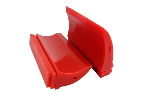 Conveyor Belt Polyurethane Scraper Blue Blade Long Lasting Mining Conveyor Cleaner