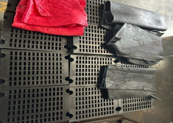 Fine Particle Separation Rubber Screen Deck for Mining Industry