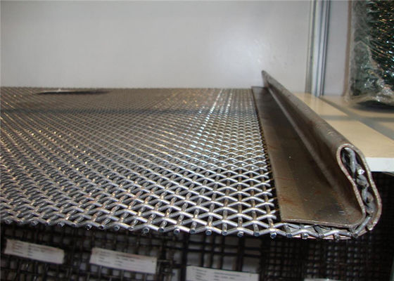 Galvanized or Painted Woven Wire Screen with Plain Weave for Square, Rectangular, and Long Slot Mining Screen Mesh