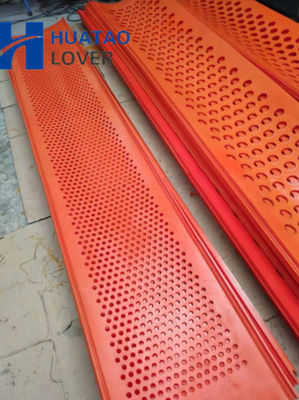 305mm Width Square Hole Red Color Polyurethane Flip Flop Screen Mesh for Coal Screening