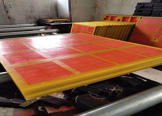 Polyurethane Dewatering Screen Panel with Long Service Life High Sieving Efficiency and Low Noise for Mining Applications