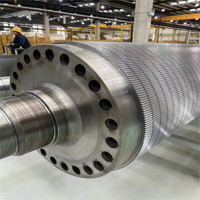 Hard Chrome Corrugating Roller 48CrMo Alloy Steel HRC60-62