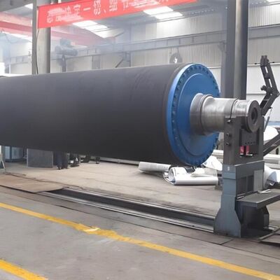 Carbon Steel Vacuum Suction Press Roll with 12500mm Maximum Face Length and 2000m/min Maximum Speed for Paper Machines