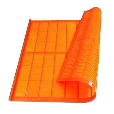High-Frequency PU Fine Screen with 0.1mm Aperture 35% Open Area for Vibrating Machines 1040x700mm