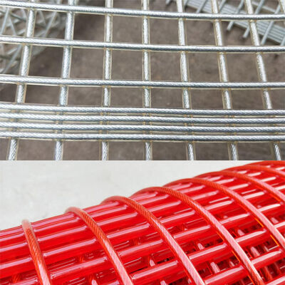 3mm Square Red Color PU Coated Tufflex Screen For Dewatering Mining Iron Ore Sand Stone