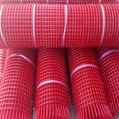 Tufflex Polyurethane Coated Wire Rope Screen with 2mm Square Aperture for High Wear Resistance in Quarry Screening