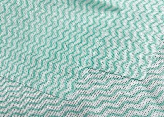 Viscose / PET Ultra Soft Customized Color Wave Pattern Spunlace Nonwoven
