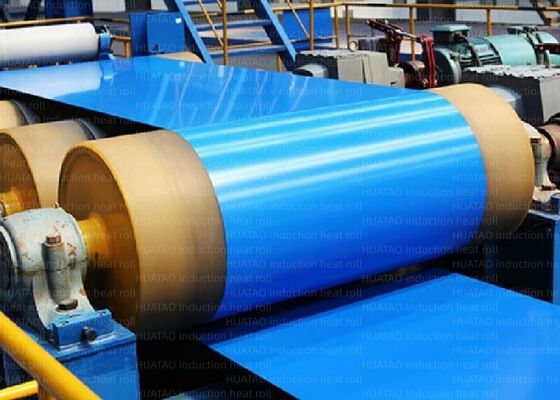 Hard Chromium Plating Teflok Spray Ceramic Or Tungsten Carbide Electromagnetic Heating Roller Surface Temperature Difference Within 1c Induction Heating Roller