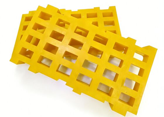 High Open Area Modular Rubber Screen Panel for Optimized Material Stratification Technical