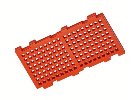 Durable LS Series 305x610mm Black Rubber Screen Panel for High Efficiency Copper Mining Technical