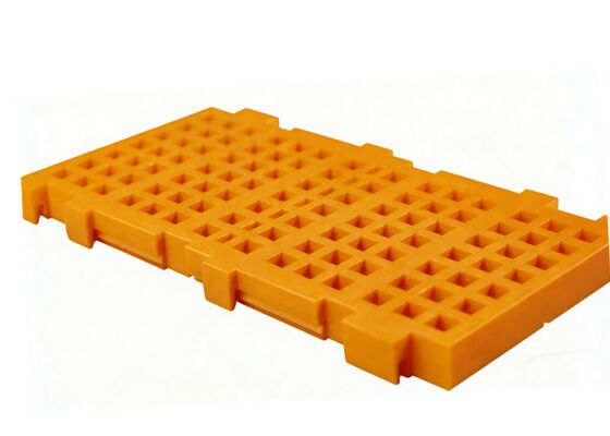 High Polyurethane Dewatering Screen Panel with Reinforced Structure for Tailings Dry Discharge TechnicalOpen Area Modular Rubber Screen Panel for Optimized Material Stratification Technical