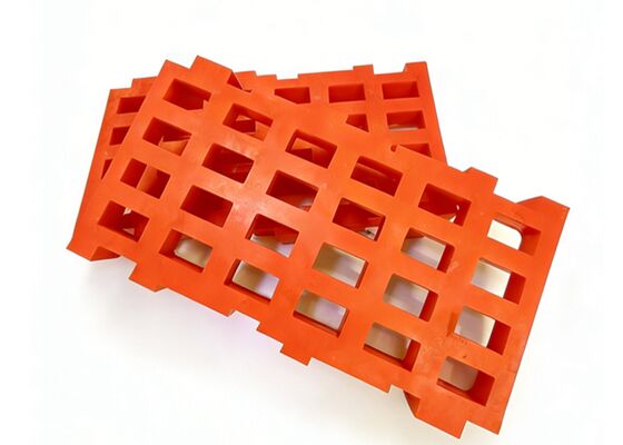 Heavy-Duty Modular Rubber Screen Media with High Open Area for Basalt Processing Technical