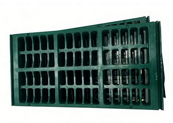 Durable LS Series 305x610mm Black Rubber Screen Panel for High Efficiency Copper Mining Technical