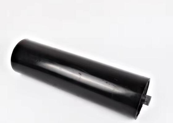 Self Cleaning Conveyor Roller Black Rubber Disc Wet Material Conveyor System