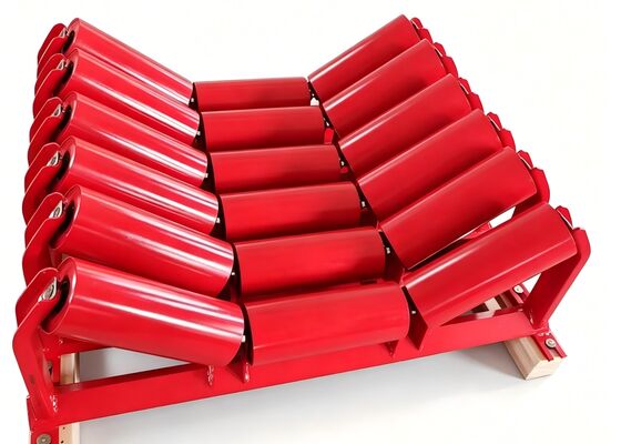 Mining Conveyor Return Roller Rubber Disc Heavy Duty Industrial Conveyor Use