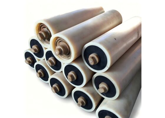 Conveyor Belt Return Idler Rubber Ring Long Service Life Quarry Conveyor Use