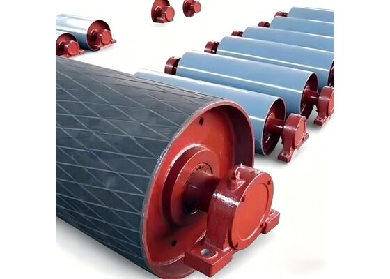 Lightweight Conveyor Roller HDPE Tube Dustproof Seal Mining Conveyor Equipment
