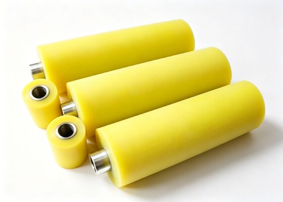Mining Conveyor Rubber Disc Roller Sticky Material Handling Conveyor Component