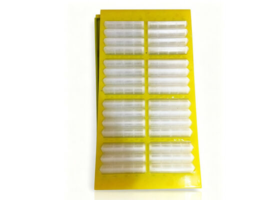 High-Drainage Peak-Design Polyurethane Screen Panel for Heavy Duty Sand and Gravel Dewatering Applications
