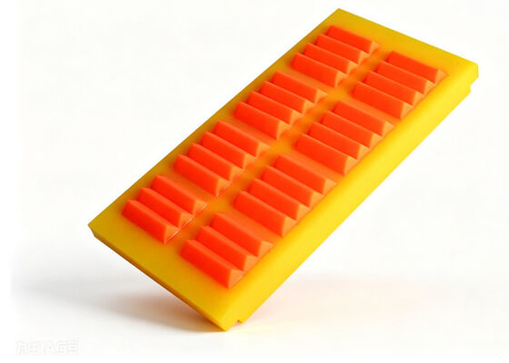 Wave Style Polyurethane Dewatering Screen Panel with 50% Higher Drainage Area for Iron Ore