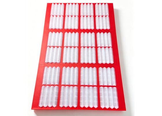 Wear Resistant Polyurethane Flip Flow Relaxation Screen for Wet Sticky Materials