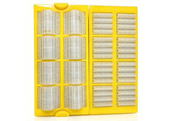 Durable Polyurethane Anti-Blocking Screen Panel with Randomized Tensioned Cords for Wet Fine Sizing