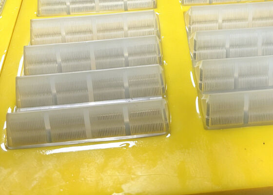 Anti-Blocking Polyurethane Modular Screen Panel with Reinforced Steel Frame for Wet Viscous Material Screening