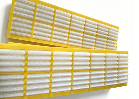 Peak-Design Triangle Polyurethane Dewatering Screen Panel with High Drainage for Iron Ore Classification