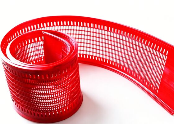 Custom Shape Aperture Polyurethane Mats for Non-Clogging Metal Scrap Recycling