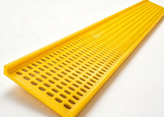 Custom Shape Aperture Polyurethane Mats for Non-Clogging Metal Scrap Recycling