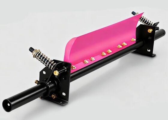 Industrial Conveyor Belt Scraper Polyurethane Blade Efficient Carryback Control Use