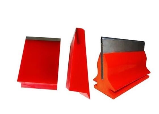 Conveyor Belt Polyurethane Blade Cleaner for Cement Plant Wear Resistant Design
