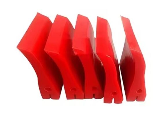 Industrial Conveyor Belt Scraper Polyurethane Blade Efficient Carryback Control Use
