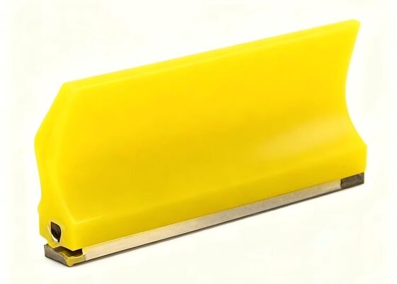 Polyurethane Conveyor Belt Cleaner Steel Frame Abrasion Resistant Bulk Conveyor Use