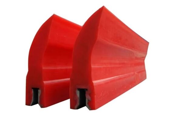 Conveyor Belt Primary Cleaner PU Blade Black Wear Resistant Coal Mining Equipment