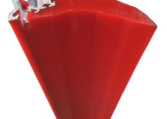 PU Belt Cleaner Blade for Mining Conveyor Excellent Impact Resistance Industrial Use