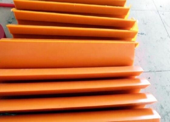 Primary Conveyor Belt Cleaner Polyurethane Scraper with Steel Holder Mining Use
