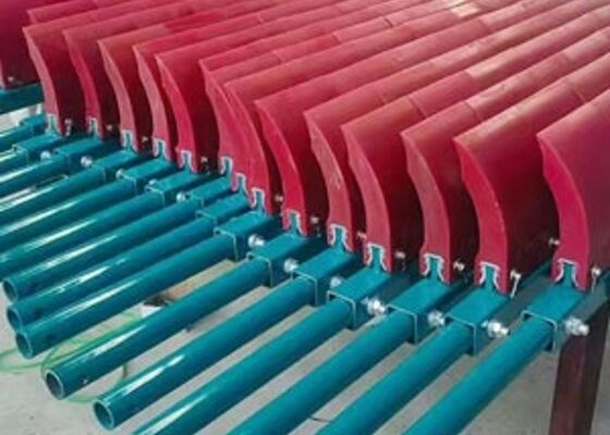 Heavy Duty Conveyor Belt Cleaner PU Scraper Long Lasting Blade Quarry Industry Use