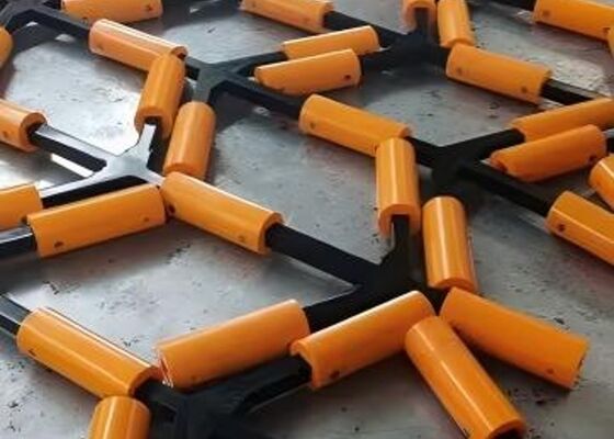 Wear Resistant Declogging Rods for Flip Flow Screens