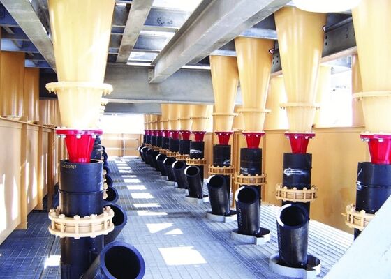 Rubber Ceramic Hydrocyclone Separator Mining Cyclone For Slurry Concentration System