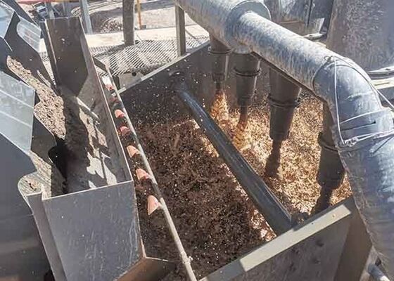 PU Mining Cyclone Separator Corrosion Resistant Hydrocyclone For Coal Slurry Recovery
