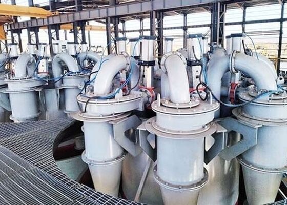Ceramic Lined Mining Hydrocyclone Separator High Efficiency Slurry Classification Equipment