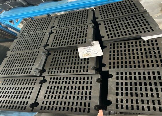 High Performance Rubber Screen Panel for Aggregate Plants